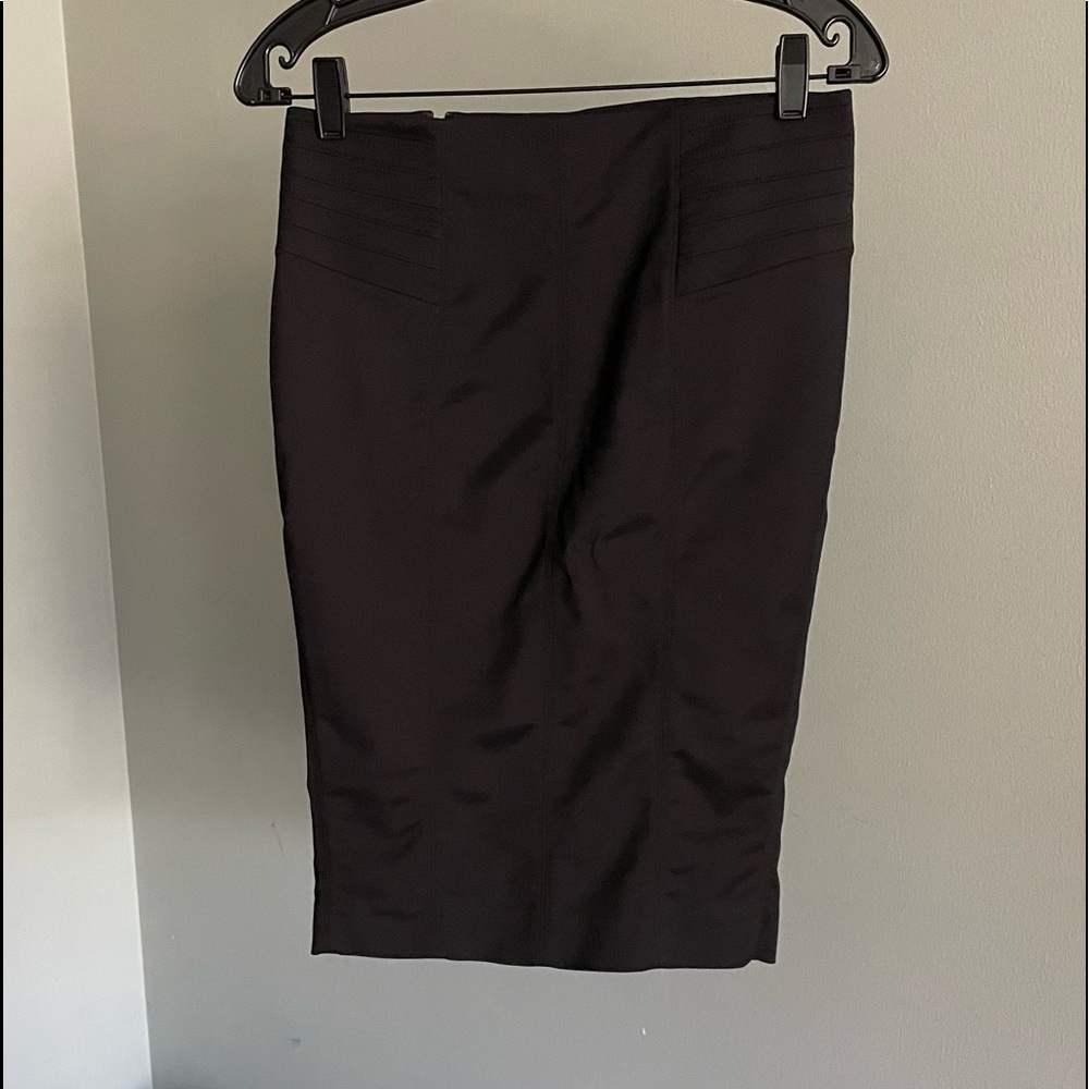 Vintage Gucci Women's Black Pencil Skirt